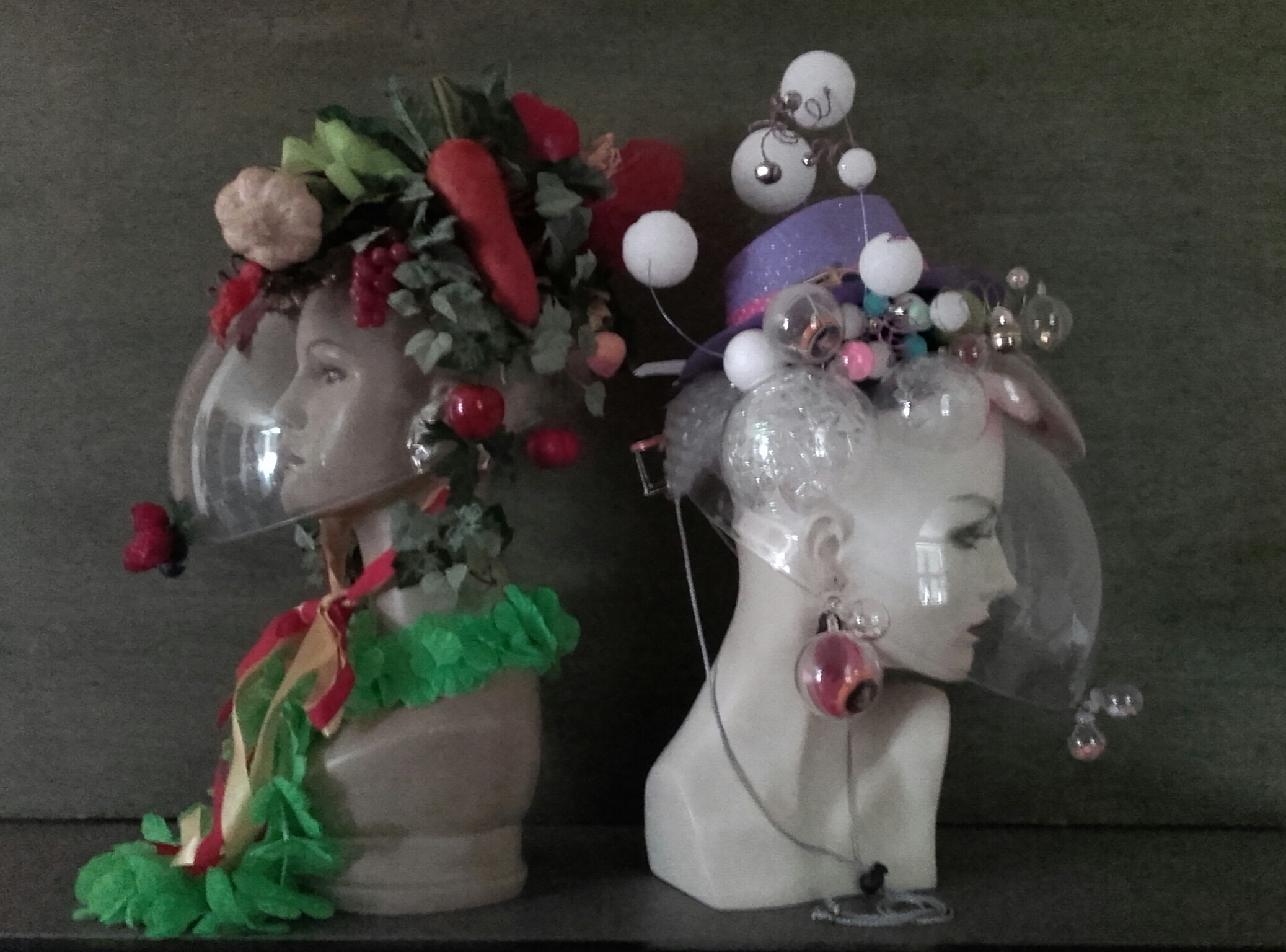 Chapeaux Bulles Archimboldo et Buble cow boy